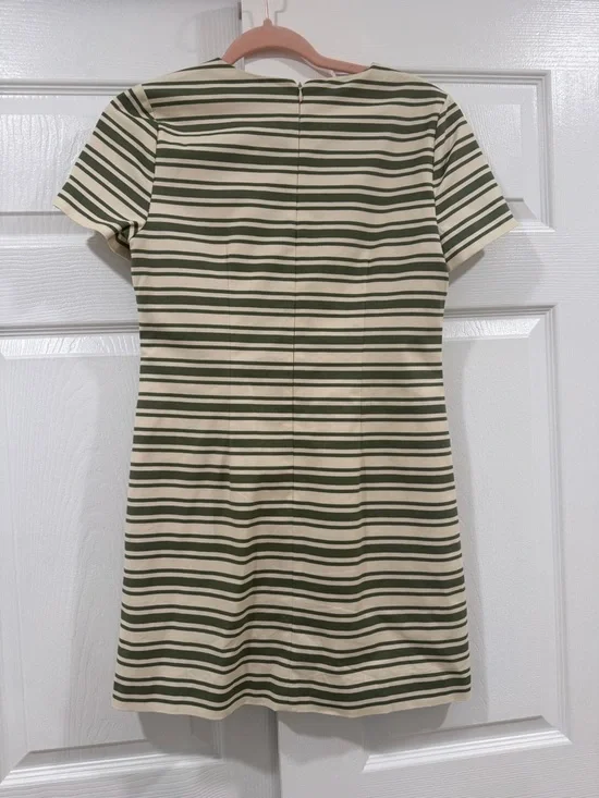 Antonio Melani x The Style Bungalow Palm Short Sleeve Striped Mini Dress - Picture 3 of 5